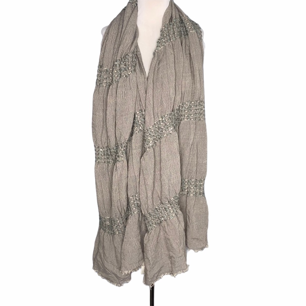 Anthropologie Cluster Sequin Scarf